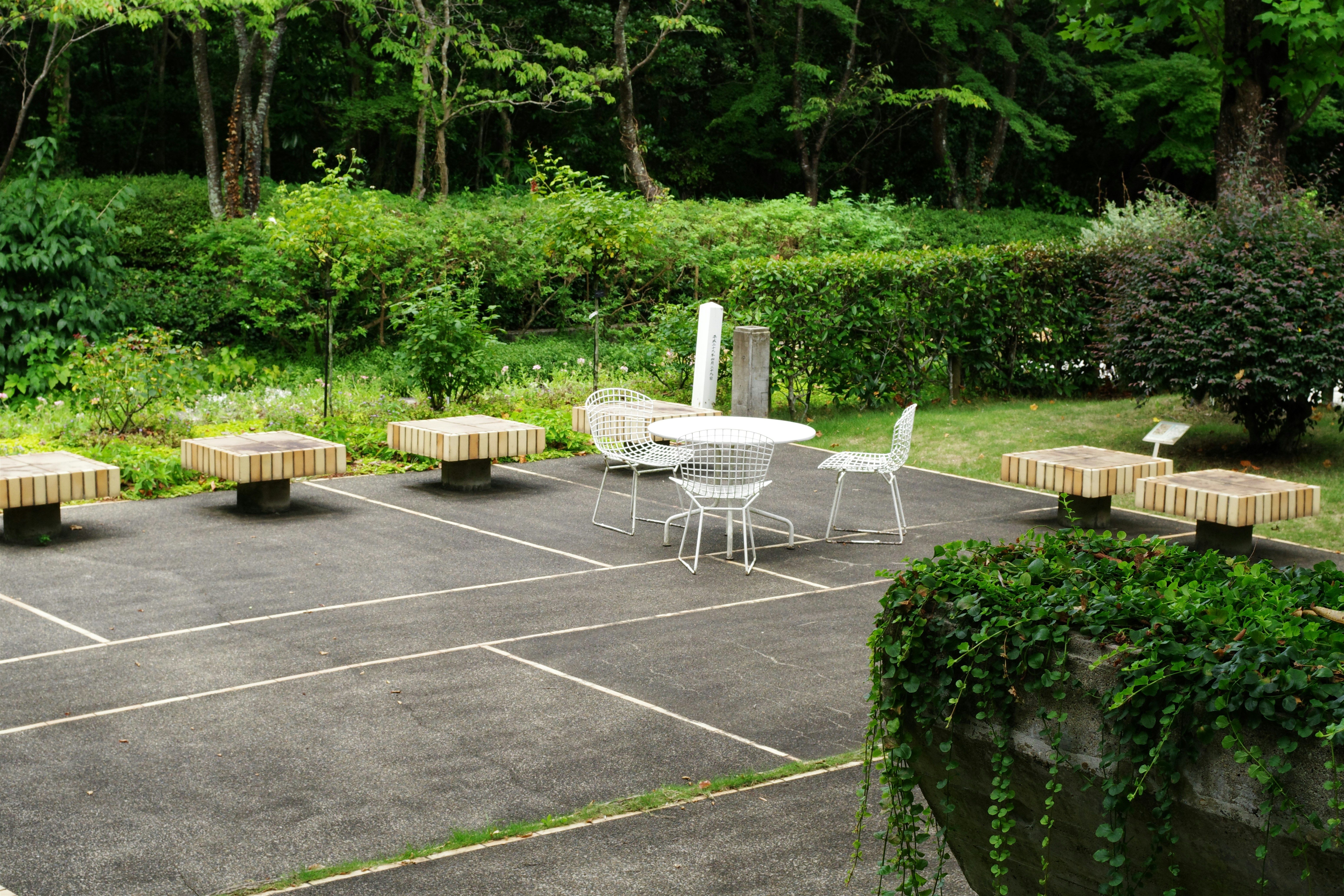 Commercial parking lot hardscape and concrete construction